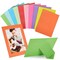 30 Pack Colorful 5x7 Paper Picture Frames, Cardboard Photo Easels for DIY, Classroom Crafts, 10 Rainbow Colors